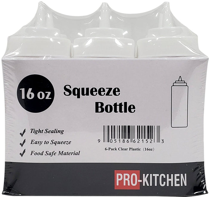 PK - 16oz Squeeze Bottle - Standard - Clear