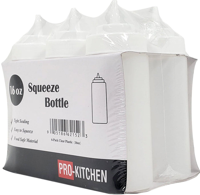 PK - 16oz Squeeze Bottle - Standard - Clear