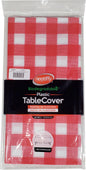 Table Cover - 54x108” Rectangular - Red Checker Table Cover - 54x108” Rectangular - Red Checker