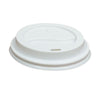 Morning Dew - Dome Sip Lid for 8 oz Tall Hot Paper Cups - White - 8DL-W
