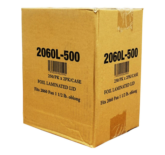 SO - HFA - 1 1/2 Lb Foil Laminated Lids - 2060L-500