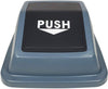 VSO - M2 - 60 L Square Waste Container w/Push Lid