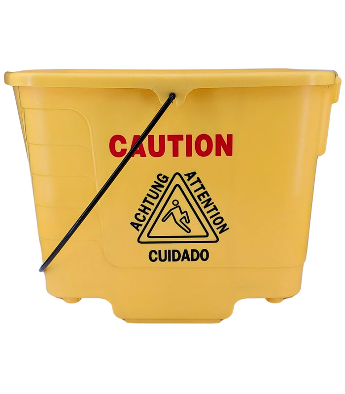 Spartano - 27L Mop Bucket with Down Press Wringer - Yellow - 4939