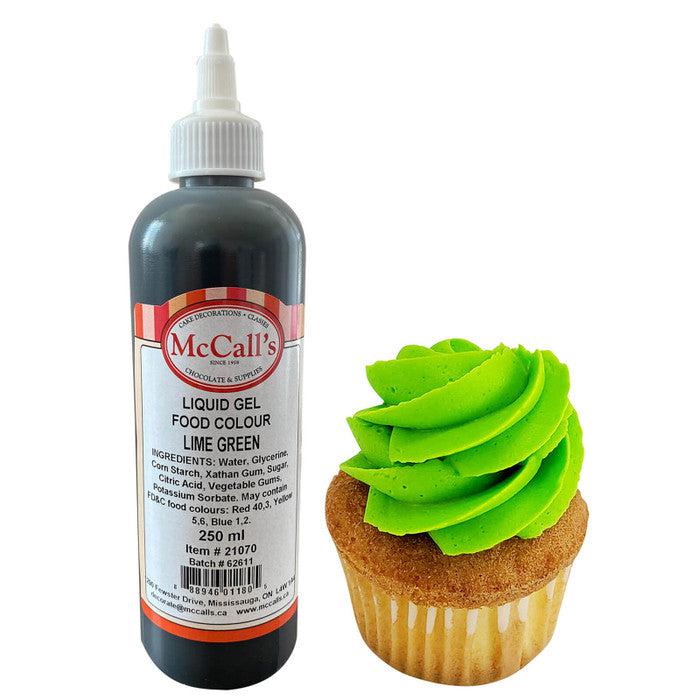 McCall's - Gel Liquid Food Color - Lime Green - 10.5Oz