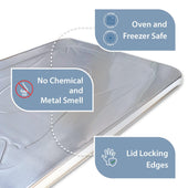 Rhino-Foil - Full Size Lid Aluminium Steam Pan - Heavy Rhino-Foil - Full Size Lid Aluminium Steam Pan - Heavy