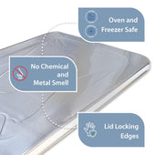 Rhino-Foil - Full Size Lid Aluminium Steam Pan - Heavy Rhino-Foil - Full Size Lid Aluminium Steam Pan - Heavy
