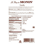 Monin - Vanilla Syrup Monin - Vanilla Syrup