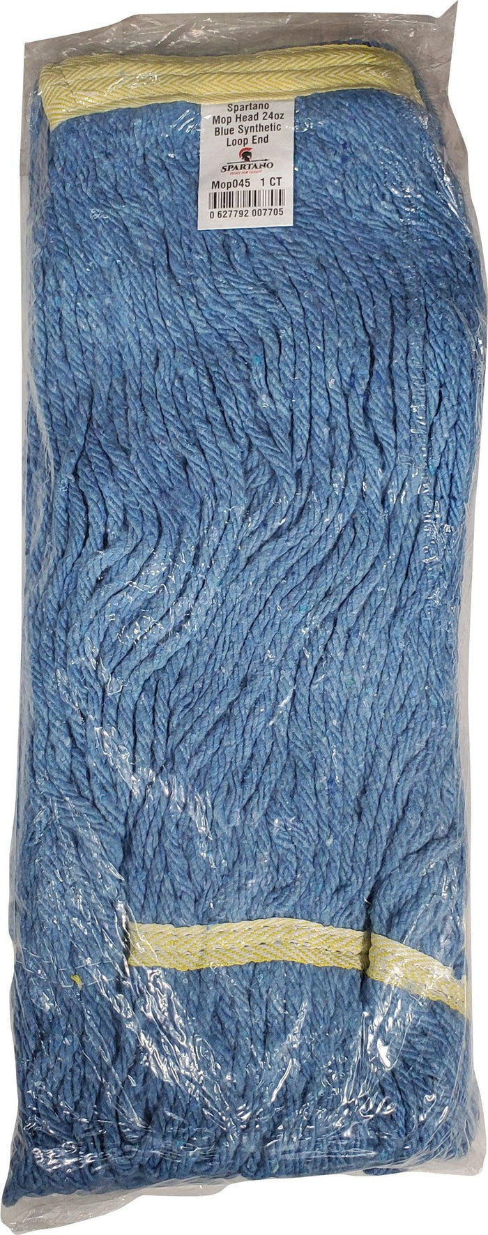Spartano - 24oz Blue Synthetic Loop-End Mop Head - 3052B