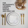 Mayfair - 1 Ply Cocktail Napkins 1/4 Fold - White - CNAP01