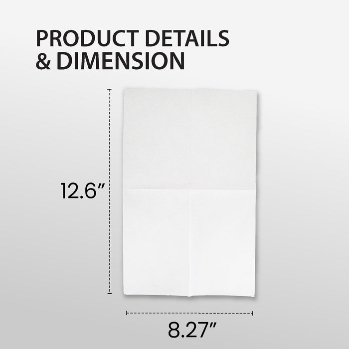 Mayfair - 1 ply Interfold Napkins 1/4 Fold - White - INAP01