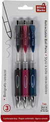 Office Works - 3-Pk Ball Pens