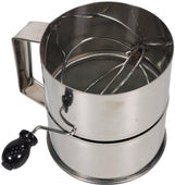 Omcan - 8 Cups S.S. Rotary Sifter / Sieve Omcan - 8 Cups S.S. Rotary Sifter / Sieve