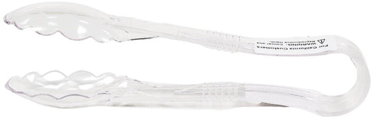 Scallop Tongs - Clear - 9 Scallop Tongs - Clear - 9