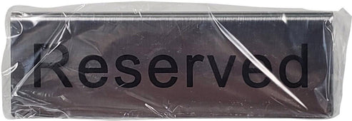 Omcan - Reserved Sign 4.75x1.75 Omcan - Reserved Sign 4.75x1.75