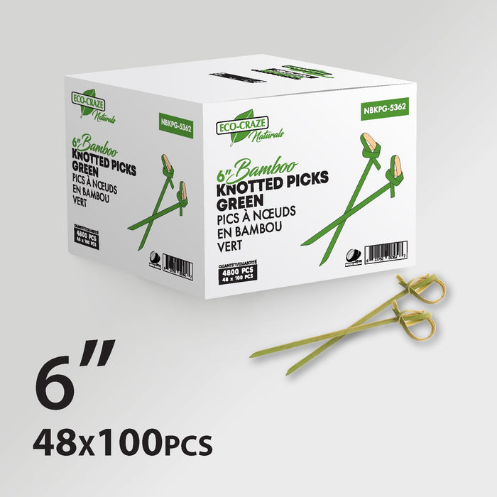 Eco-Craze - Bamboo Knot Pick - 6