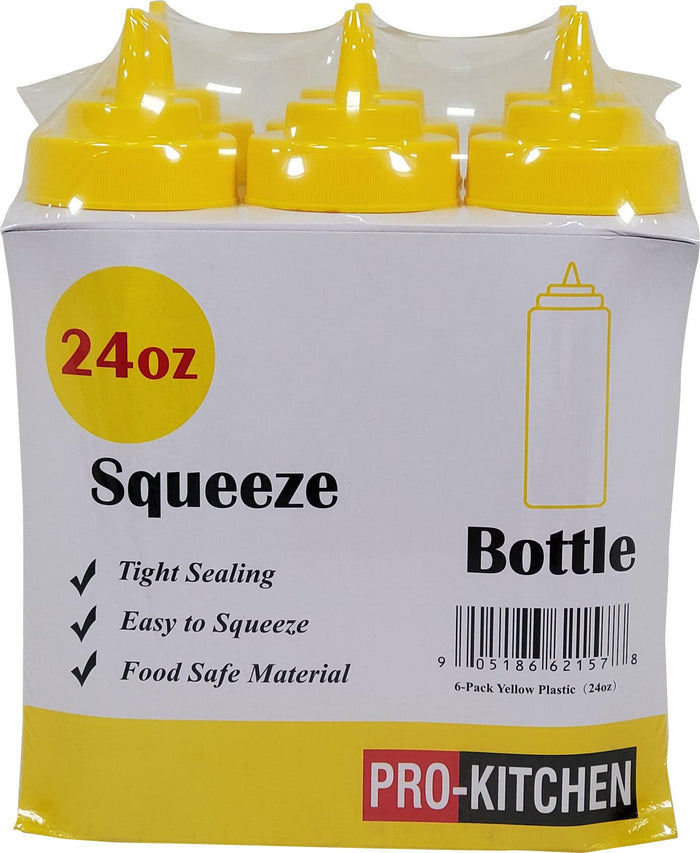 Pro-Kitchen - 24oz Squeeze Bottle - Standard - Yellow - QY411Y