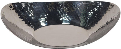 Oval Bread Basket SS Hammered No.2, 28 X 18.5 X 7.5cm Oval Bread Basket SS Hammered No.2, 28 X 18.5 X 7.5cm
