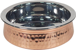 Copper Hyderabadi Handi 800Ml No.3, 17cm Copper Hyderabadi Handi 800Ml No.3, 17cm