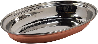 Copper Oval Entree Dish 500Ml No2, 22X15cm Copper Oval Entree Dish 500Ml No2, 22X15cm
