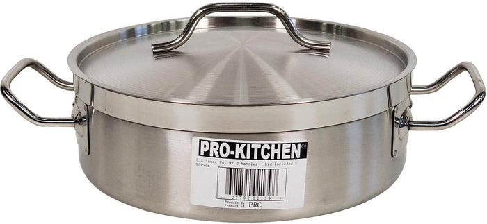 Pro-Kitchen/Kesgi - 26x9cm Sauce Pot - SS w/2 Handles & Lid
