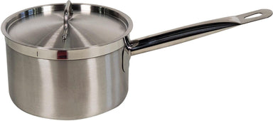 Pro-Kitchen/Kesgi - 18x11cm Sauce Pot - SS w/Long Handle & Lid Pro-Kitchen/Kesgi - 18x11cm Sauce Pot - SS w/Long Handle & Lid