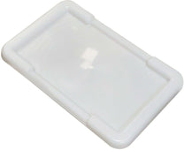 Plasco - White Lids for Lugs - 25x16 Plasco - White Lids for Lugs - 25x16