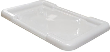 Plasco - White Lids for Lugs - 25x16 Plasco - White Lids for Lugs - 25x16