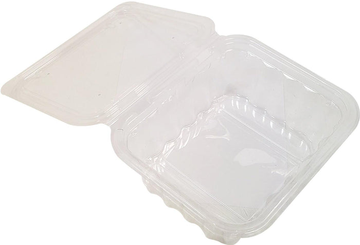 SO - Polar Pak - 5oz Spinach Hinged Container - PETE