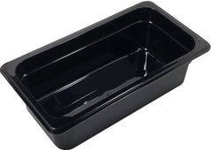 Poly Pan Black - 1/3 x 4 Poly Pan Black - 1/3 x 4