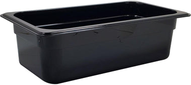 Poly Pan Black - 1/3 x 4 Poly Pan Black - 1/3 x 4