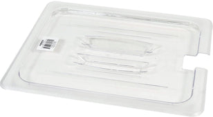 Poly Pan Clear - 1/2 - Cover Notched Poly Pan Clear - 1/2 - Cover Notched