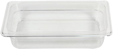Poly Pan Clear - 1/3 x 2.5 Poly Pan Clear - 1/3 x 2.5
