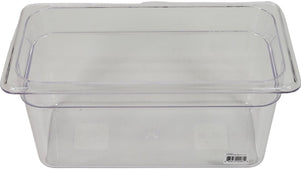 Poly Pan Clear - 1/3 x 6 Poly Pan Clear - 1/3 x 6