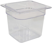 Poly Pan Clear - 1/6 x 6 Poly Pan Clear - 1/6 x 6