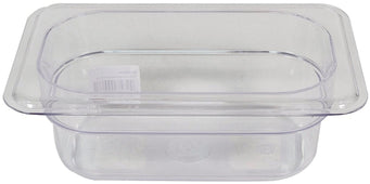 Poly Pan Clear - 1/9 x 2.5 Poly Pan Clear - 1/9 x 2.5