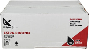 PolyKar - Garbage Bags - Ex-Strong - 1.4 ml - Black - 35 PolyKar - Garbage Bags - Ex-Strong - 1.4 ml - Black - 35