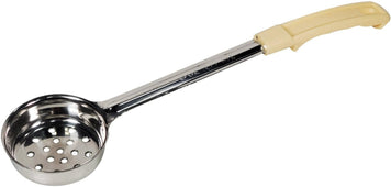 Portion Spoon - 3oz - Perforated - SS - Beige Portion Spoon - 3oz - Perforated - SS - Beige
