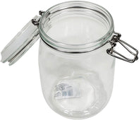 Pougine - 1L Sealed Glass Storage Jar Pougine - 1L Sealed Glass Storage Jar