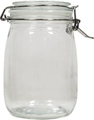 Pougine - 1L Sealed Glass Storage Jar Pougine - 1L Sealed Glass Storage Jar