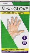 Essentials - LDPE Clear Deli Glove - Large
