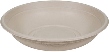 Eco-Craze - 24oz Round Natural Pulp Bowl - CR24 Eco-Craze - 24oz Round Natural Pulp Bowl - CR24