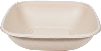 Rhino - 48oz Square Natural Pulp Box - CB48 Rhino - 48oz Square Natural Pulp Box - CB48