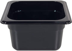Poly Pan Black - 1/6 x 4 Poly Pan Black - 1/6 x 4
