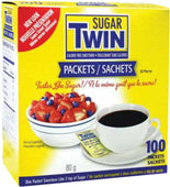 Twin - Portions - Sugar - Calorie Free (100 pcs) Twin - Portions - Sugar - Calorie Free (100 pcs)
