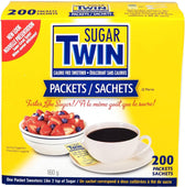CLR - Twin - Portions - Sugar - Calorie Free (200 pcs) CLR - Twin - Portions - Sugar - Calorie Free (200 pcs)