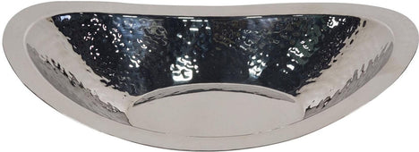 Oval Bread Basket SS Hammered No.1, 23.5 X 16.5 X 5.5cm Oval Bread Basket SS Hammered No.1, 23.5 X 16.5 X 5.5cm