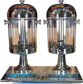 Pro-Kitchen - Double Beverage Dispenser - SS - Clear Pro-Kitchen - Double Beverage Dispenser - SS - Clear