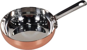 PK-89246B - Fry Pan 4oz - SS - Copper Finish w/Handle PK-89246B - Fry Pan 4oz - SS - Copper Finish w/Handle