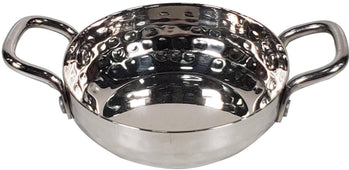 PK-82254A - 2.75oz Fry Pan - SS - w/2 Side Handles PK-82254A - 2.75oz Fry Pan - SS - w/2 Side Handles
