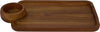 L.Gourmet - Acacia Wood One Dip Serve Board, 37x20x2cm